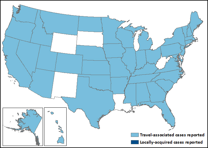 Picture courtesy of http://www.cdc.gov/chikungunya/geo/united-states-2015.html