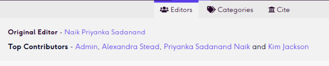 Editor Contributions example