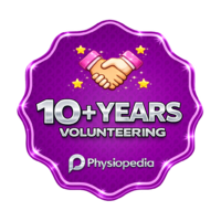 Celebrating 10 years volunteering badge