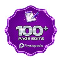 Celebrating achieving 100 full page edits badge