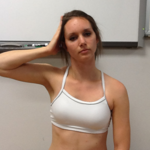 cervical isometrics with neck rotation