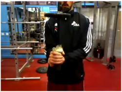 Forearm position in elbow strengthening