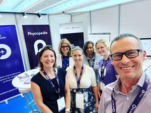 physical therapy, occupational therapy Physiopedia team at the WFOT conference 2022