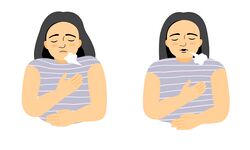 Figure 6. Pursed lip breathing.
